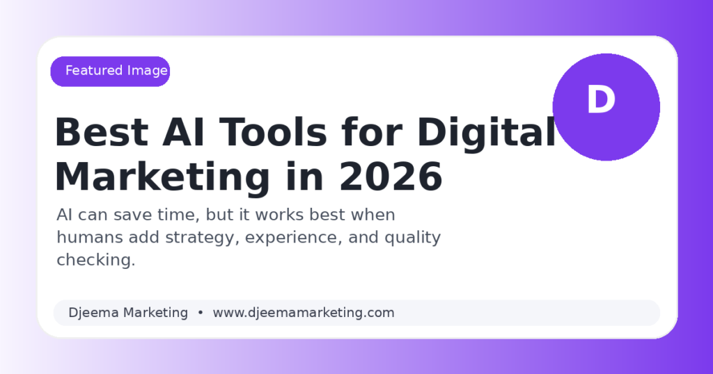 AI tools for digital marketing