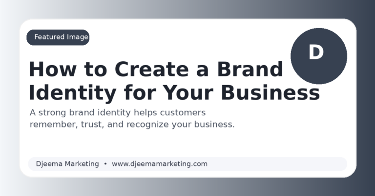 brand identity for business