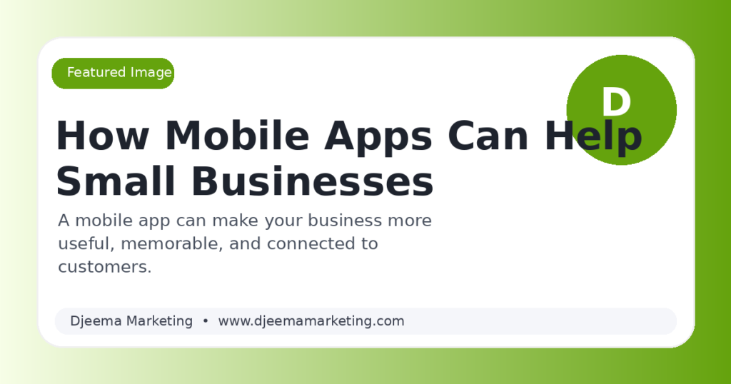 mobile apps for small businesses
